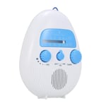 Digital Shower Radio, Portable Mini Shower Radio Indoor FM AM Electronic Built-in Speaker Waterproof for Bathroom