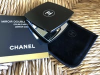 CHANEL Beauty Compact Miroir Double Facettes Mirror Duo Side With BOX NEWLY