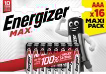 Energizer Max Aaa / E92 (16 Stk Blister)