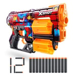 X-Shot Skins Dread Blaster - Poppy Playtime Toony par ZURU avec 12 fléchettes