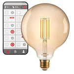 Brennenstuhl Ampoule LED à filament WiFi E27, 2200 K, 490 lm, 4,9 W