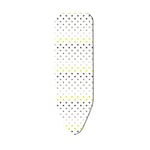 Minky Elasticated Medium Ironing Board Cover, Foam, White, 110 x 35 cm