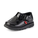 Kickers Kids Girls Fragma T Bar Moc Toe Shoes Black UK C11 (29)