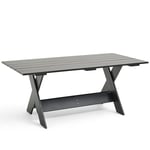 Crate matbord svart furu 180x90 cm