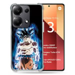 Cokitec Coque Renforcée pour Xiaomi Redmi Note 13 Pro 4G Manga Dragon Ball Sangoku Noir