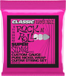 Ernie Ball Super Slinky Classic Rock n Roll Pure Nickel Wrap Electric Guitar -