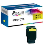 PREMIUM CARTOUCHE - x1 Toner - CX310YL (Yellow) - Compatible pour Lexmark CX310dn, Lexmark CX310dnw, Lexmark CX310n, Lexmark CX410d