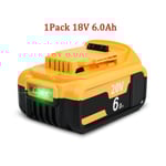 För Dewalt Flexvolt 20v/60v Max Batteri 9ah Dcb609 Litium-jon Dcb606 Dcb612 Dcb609 Dcb205 Dcb200 Dcb182 Batera För Dewalt 20v 1PCS 18V 6.0Ah