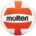 Molten Camp Ballon de Volleyball, Orange/Blanc, Officiel (MS500-ORA)