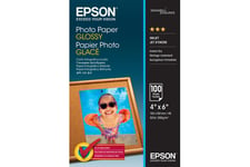 Epson - fotopapir - skinnende - 100 ark - 102 x 152 mm - 200 g/m²
