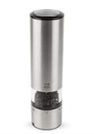 PEUGEOT - Elis Sense u'Select 20 cm Electric Pepper Mill + Pepper Vial Included - 6 Predefined Grind Settings - Made Of Stainless Steel - Made In France