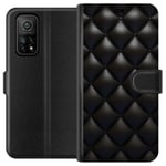 Xiaomi Mi 10T 5G Svart Plånboksfodral Lyxiga rutor