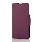 Wave Book Case MagSafe kotelo iPhone 15 Pro smoky sangria