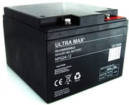 ULTRAMAX NPG 24Ah-12V AGM/GEL GOLF TROLLEY BATTERY (27 Holes) POWAKADDY CARTS