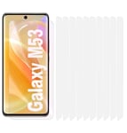10x CLEAR LCD Screen Protector Cover Plastic Film Guards for Samsung Galaxy M53