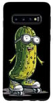 Coque pour Galaxy S10 Awesome Pickle aime les rollers en ligne pour homme et femme