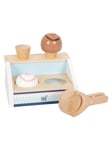 - Wooden Compact Ice Cream Stand Fresh.