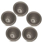 Capsules filtrantes à café jetables et rechargeables, 5 à pièces/ensemble capsules pour Nespresso Vertuo, accessoires de fournitures de café