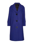 Selected Femme Slfoda Wool Coat B Yllerock Rock Blå [Color: CLEMATIS BLUE ][Sex: Women ][Sizes: 34,38,40 ]