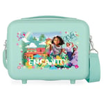Disney Pink Cabin Suitcase Charm, 38 x 55 x 20 cm, Rigid ABS Combination Lock, Pink, Makeup Bag
