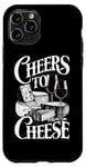 Coque pour iPhone 11 Pro Vive le plaisir des amateurs de fromage et de vin