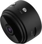 Mini Camera WiFi HD 1080P Camera de Securite Noir