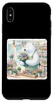 Coque pour iPhone XS Max Ours Arrange Fleurs In Shop. Ice Bear Tablier Flower Shop