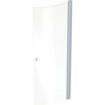 Contura Shower Space dusjdør, 72,3 cm, klart glass, aluminium profil