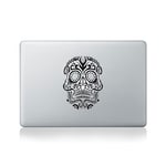 Day of the Dead Tribal Skull Vinyl Sticker by Matthew Britton for Macbook (13/15), Laptop, Guitar, Car or Window