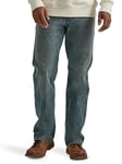 Wrangler Men's Relaxed Fit Boot Cut Jeans Jeans, Tinted Mid Shade, 34W / 30L