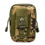 1PCS Men's Belt Bag Canvas Belt Bag Belt Mobile Phone Straight Foot Bag 6.8 Inch Mobile Phone Belt Bag (Color : G)