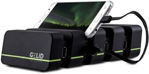 Gelid Solutions Fourza USB Docking Station Apple i-Phone Samsung Tablet Charger