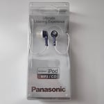 Panasonic RP-HJE240 Purple Earbuds Earphones for iPod MP3 CD Brand New Sealed