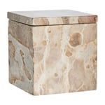 Lene Bjerre Ellia oppbevaringsboks marmor 12 x 12 cm Lin