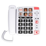 Swissvoice Xtra 1110 Corded Amplified Telephone with Photo Buttons