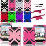 Shockproof Silicone Stand Cover Case For Huawei Honor / Mediapad Tablet + Stylus