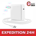 61W USB C Adaptateur Secteur Chargeur pour MacBook Pro 13/14", Macbook Air 13/12", iPad Pro 2021/2020/2019/2018 pour Charger Les app