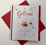 Girlfriend -Romantic Couple Love Poem Valentine's Day Humour New Greetings Card