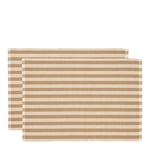 Södahl - Statement Stripe Bordstablett 33x48 cm 2-pack Beige