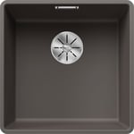 Blanco Subline 400-F UXI køkkenvask, 42,7x42,7 cm, grå