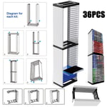 36 Game  Disk Storage Holder Tower Stand For PS4 Pro/PS5/ONE Switch