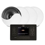 Q Acoustics E120 Black - Bluetooth Kitchen Speaker System with DAB+ 4 x NCSS5