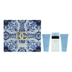 Dolce & Gabbana Light Blue 3 Piece Gift Set For Women