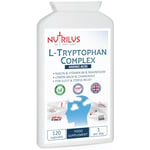 L-Tryptophan Complex 120 Capsules - Magnesium & Niacin & B6 & Balms - Amino Acid