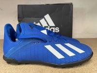 Adidas X 19.3 Tf J kids Boy Turf Football Shoes Blue Eg7172 UK4 | US4.5 | EU37