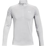 Under Armour Mens 2023 Tech 2.0 1/2 Zip Sweater - Halo Grey/White - L