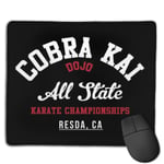 Cobra Kai All State Karate Championships Customized Designs Non-Slip Rubber Base Gaming Mouse Pads for Mac,22cm×18cm， Pc, Computers. Ideal for Working Or Game