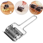 High Grade Stainless Steel Kitchen Noodle Pasta Lattice Roller Docker Dough Cutter Pasta Spaghetti Maker for Kitchen Cooking Tools