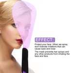 (Purple)Face Shield For Hairspray Professional Mask Spray Protect Hair Barber