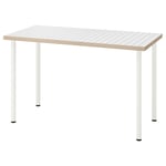 IKEA - LAGKAPTEN / ADILS Työpöytä, Valkoinen antrasiitti/valkoinen, 120x60 cm